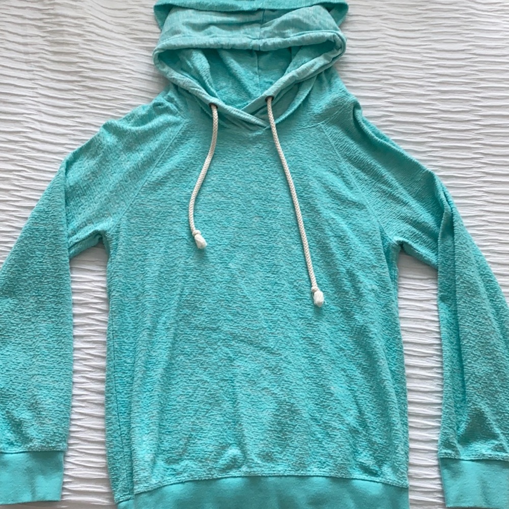 Stem brand aqua blue hoodie